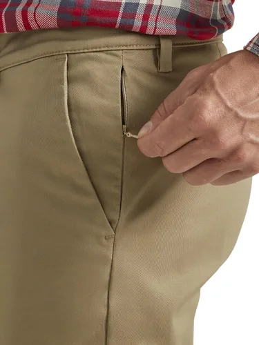 Vista 4 de Lee Pantalón recto delgado con frente plano para hombre