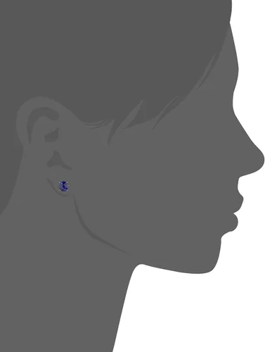 Vista 2 de Tienda Collection 10k Gold Round Birthstone Stud Earrings for Women