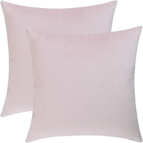 Vista 55 de Jeneoo Juego de 2 fundas decorativas para cojines de terciopelo suave y cómodo, funda sólida para cojín de sofá, decoración