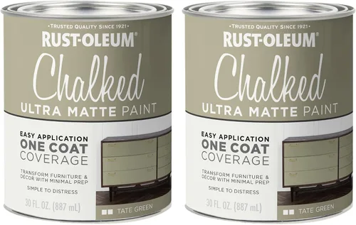 Vista 54 de Rust-Oleum 302592 - Pintura a la tiza en aerosol ultramate de 12 onzas (paquete de 1), color gris envejecido