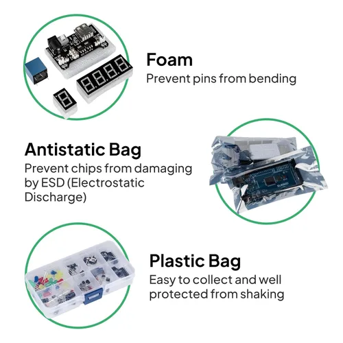 Vista 4 de Proyecto Mega 2560 de Elegoo. El juego de arranque más completo con TUTORIAL para Arduino Mega2560 UNO Nano Mega2560 Complete Starter Kit