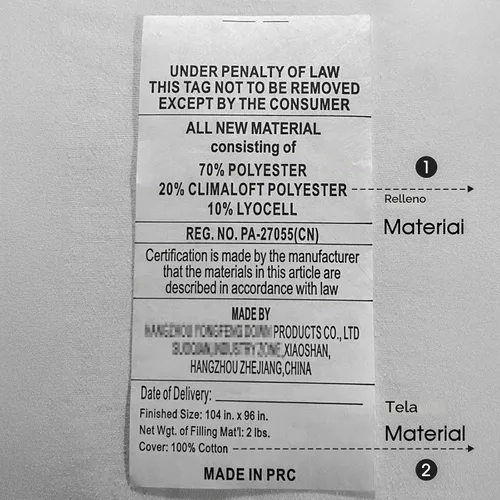 Vista 6 de DWR - Edredón cubierto con tela 100% de algodón, relleno alternativo al plumón, peso para todas las estaciones, tamaño Queen (88 x 88)