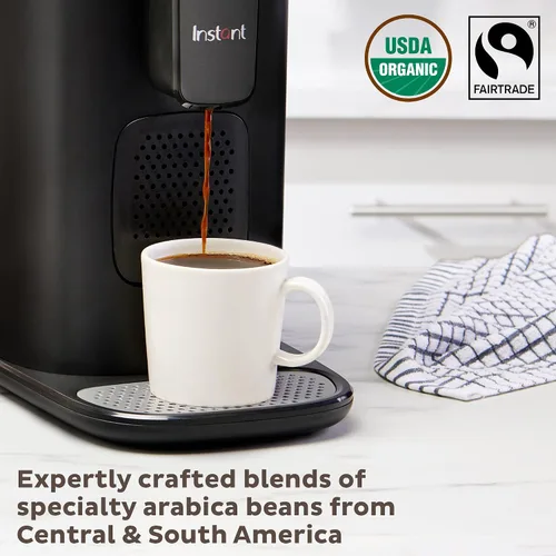 Vista 4 de Cápsulas de café compostables instantáneas, 30 cápsulas de café a base de plantas, de los fabricantes de Instant Pot, ecológicas, USDA Organic