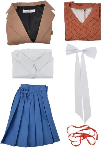 Vista 2 de miccostumes Uniforme escolar de anime para mujer disfraz de cosplay