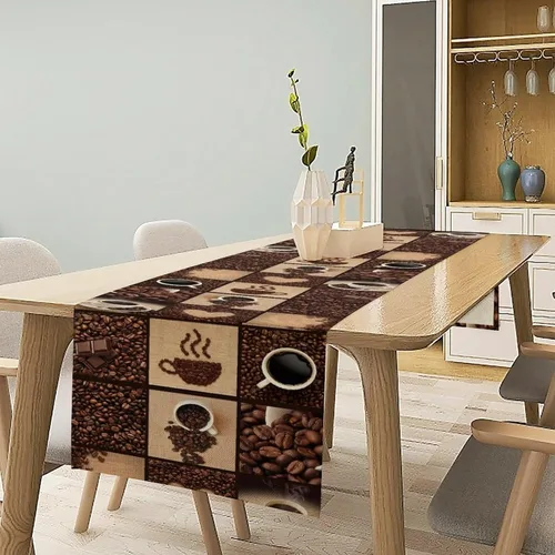 Vista 72 de Camino de mesa étnico del suroeste, navajo tribal nativo americano, bohemio, patrón geométrico azteca, camino de mesa para cocina, mesa de comedor