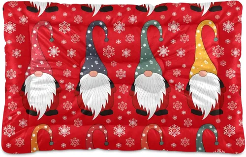 Vista 31 de Almohadilla de cama para mascotas con estampado de vaca 3D, tapete suave para cama de perro con parte inferior antideslizante, almohadilla de jaula
