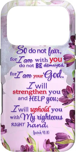 Vista 30 de So Do Not Fear for I 'm with You Isaías 41:10 - Funda cristiana para iPhone 17