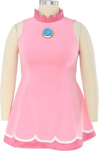 Vista 6 de miccostumes Vestido de princesa para mujer, disfraz de cosplay con corona