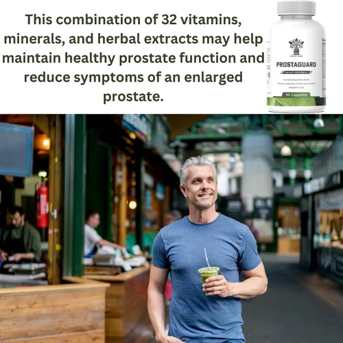 Vista 5 de Suplemento de próstata para hombres - Saw Palmetto, Pygeum Africanum, Beta Sitosterol, Zinc - Flujo urinario y apoyo para el control de la vejiga