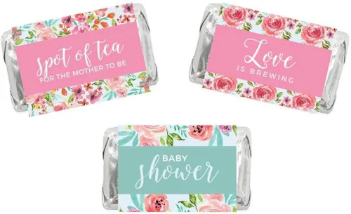 Vista 17 de Andaz Press Pink Roses English Tea Party Tea Party Colección Baby Shower Advice for the Mommy to Be Tarjetas, paquete de 20, actividades
