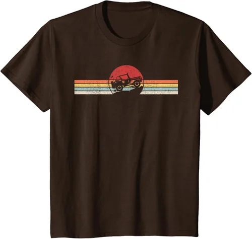 Vista 42 de Camiseta retro vintage Off Road 4X4 Negro