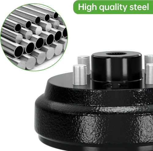 Vista 5 de 10L0L Conjunto de cubo de tambor de freno para carrito de golf EZGO TXT PDS (eléctrico), vehículos de gas de 2 ciclos 1982-1993, repuesto OEM #