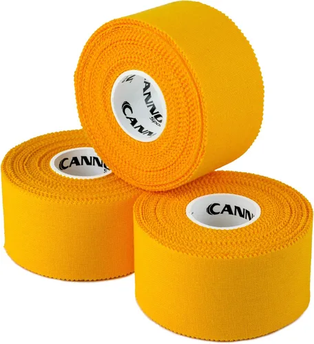 Vista 15 de Cannon Sports Cinta atlética de alta calidad, 1.5 pulgadas x 45 pies por rollo, fácil de rasgar, sin residuos pegajosos, muy fuerte, hipoalergénica