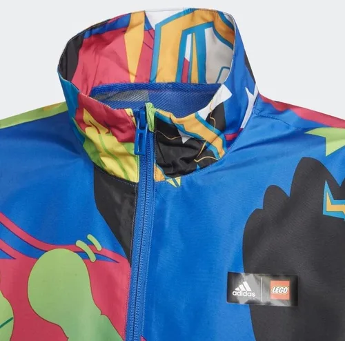 Vista 9 de ADIDAS X LEGO UNISEX - Conjunto de chándal para niños grandesjóvenes blanco azul azul brillante dorado semisolar mediano Blanco Azul Azul
