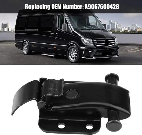 Vista 2 de KIMISS Correa de control de puerta trasera, A906760042 Localizador de soporte de correa de puerta trasera para Mercedes Benz Sprinter Crafter