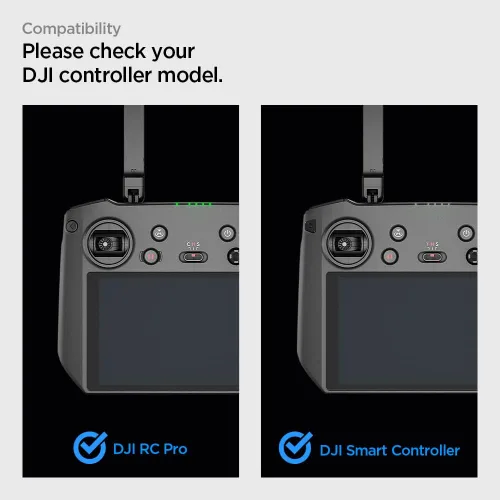 Vista 2 de Spigen Protector de pantalla de vidrio templado [GlasTR Slim] diseñado para RC Pro/DJI Smart Controller - Paquete de 2