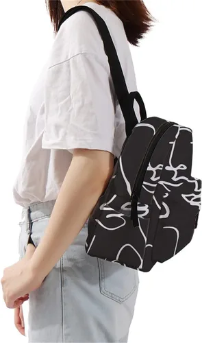 Vista 3 de Mini mochila para niñas bolso impermeable de moda con estampado Deanfun Mnsb-35 Mini Size Mochilas Sling