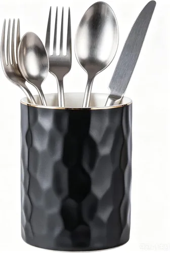 Vista 5 de Portalápices de cerámica con soporte para taza, organizador de lápices y soportes para brochas de maquillaje para el hogar, oficina y escritorio