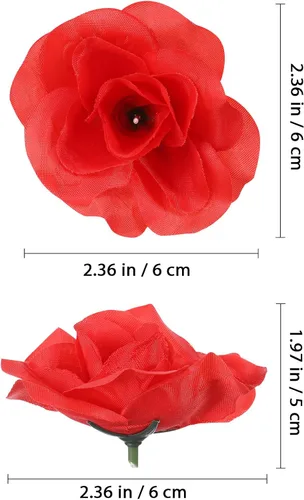 Vista 4 de PRETYZOOM Water Squirting Rose Boutonniere Broma Juguete Fiesta Mordaza Spray Flor Color Aleatorio para Encuentros de Inocentes de Abril