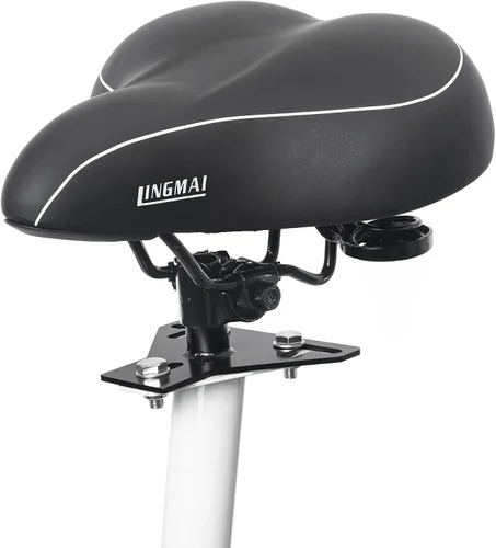 Vista 3 de LINGMAI Extensor universal de sillín para modelos FDX 2.0 y 3.0 – Adaptador de asiento de bicicleta de ejercicio ajustable – Construcción soldada