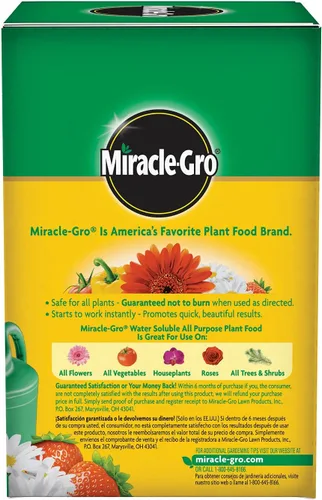 Vista 9 de Miracle-Gro Alimento soluble en agua para plantas multiusos - Fertilizante para todas las plantas de interior o exterior, incluyendo rosas, flores