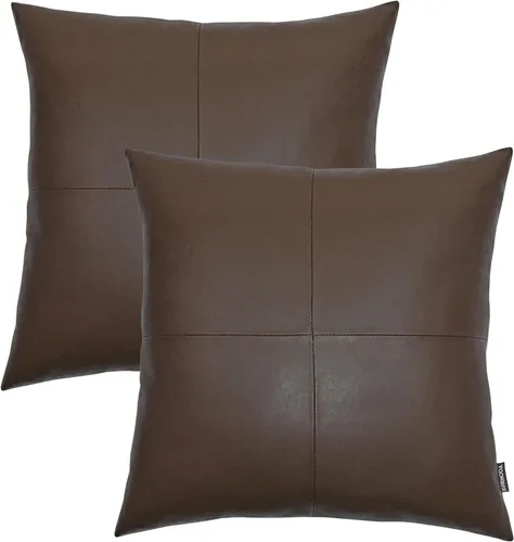 Vista 87 de Funda de almohada de piel de cordero – Funda decorativa para cojín de sofá – Fundas decorativas para sala de estar y dormitorio, 14 x 14 pulgadas