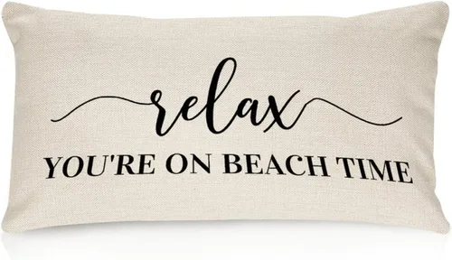 Vista 30 de Sweet Dreams - Fundas de almohada lumbar de lino y algodón de 12 x 18 pulgadas, funda de almohada rectangular decorativa de granja, divertida