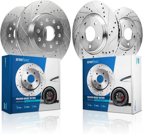 Vista 66 de Detroit Axle - Rotores de freno traseros para Toyota GR Supra BMW 230i 330e 330i 430i 530i 530i 530e 540d 540i xDrive X3 X4 Z4, rotores de freno