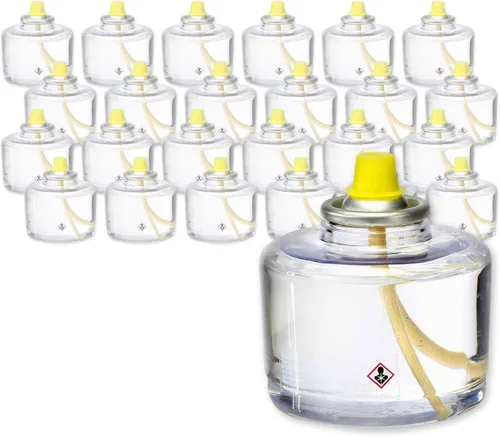 Vista 10 de Hollowick Velas líquidas desechables, 8 horas, para uso en portalámparas votivas de vidrio, luces de mesa de boda de restaurante, cierres