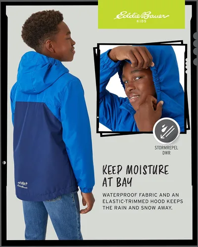 Vista 5 de Eddie Bauer Lone Peak - Chaqueta impermeable 3 en 1 con aislamiento térmico y forro polar extraíble (5-20)