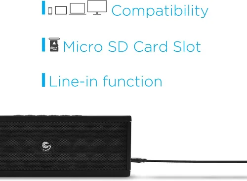 Vista 5 de Ematic EP205 Kit de accesorios para tabletas y iPad con altavoz Bluetooth