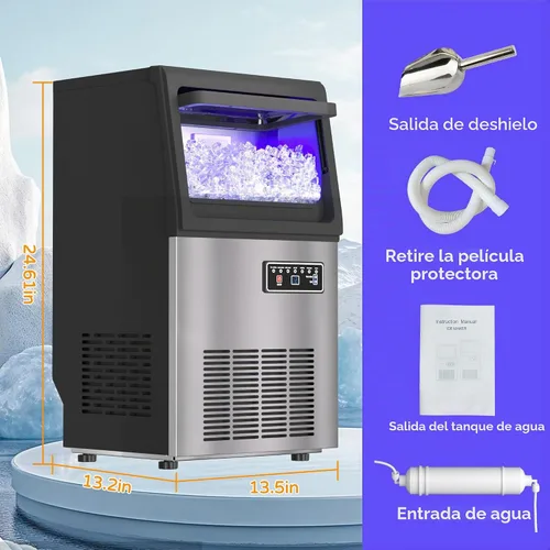 Vista 9 de Máquina de hielo masticable suave de la pelotilla del fabricante 80LB/24H