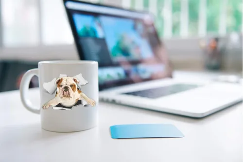 Vista 5 de Lindest British Bulldog - Taza de café divertida de cerámica, regalo perfecto para amantes de los perros, bonita taza de café novedosa, gran