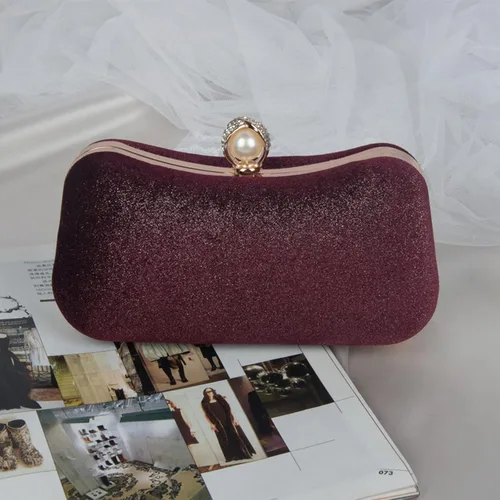 Vista 6 de CORIOS Bolso de noche de terciopelo para mujer, bolso de mano con purpurina y lentejuelas brillantes, bolso de hombro