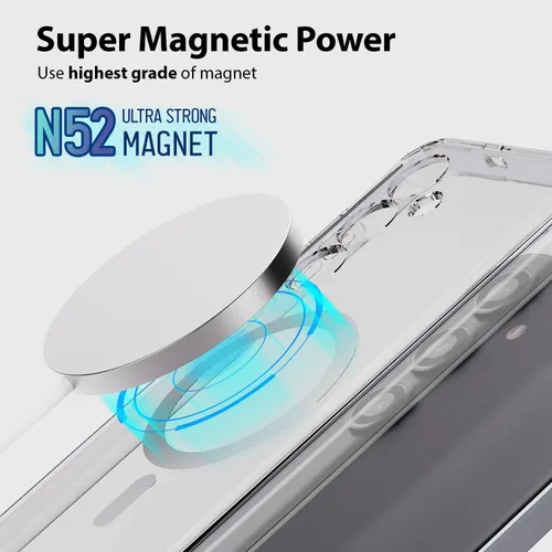 Vista 2 de Whitestone Dome LAPPI - Carcasa magnética para Galaxy S24 Plus, transparente