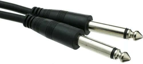 Vista 4 de CableWholesale Cable de extensión mono de 1/4 de pulgada, macho de 1/4 pulgadas a enchufe hembra de 1/4 pulgadas para instrumentos eléctricos