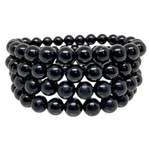 Vista 5 de Soothing Crystal Bracelets For Women Men 8Mm Round Stone Beaded 7.5-Inch Stretch Chakra Bracelet For Healing Positivity Anxiety Gemstone Spiritual