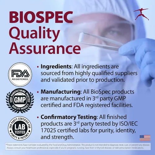 Vista 6 de BIOSPEC NUTRITIONALS Probiotic-5 - Complejo probiótico de amplio espectro con 5 mil millones de microorganismos y 5 cepas únicas por cápsula