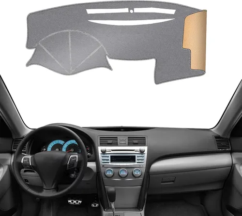 Vista 15 de Alfombrilla Cobertora para Salpicadero Compatible con Toyota Sienna 2010-2004 (Sin Modelos HUD), Alfombrilla Antirreflejos para Salpicadero