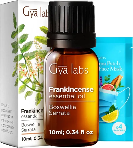 Vista 103 de Gya Labs Aceite Esencial de Madera de Agar - 0.34 Fl Oz - para Cabello, Piel, Difusor, Aromaterapia y Fabricación de Velas DIY