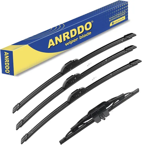 Vista 37 de ANRDDO Repuesto de limpiaparabrisas para limpiaparabrisas Jeep Wrangler