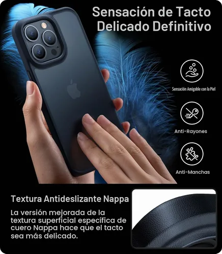 Vista 7 de TORRAS Funda para iPhone 16 Pro Guardian a prueba de golpes, protección de prueba de grado militar 4X, botones DIY antiarañazos, delgada, fina,