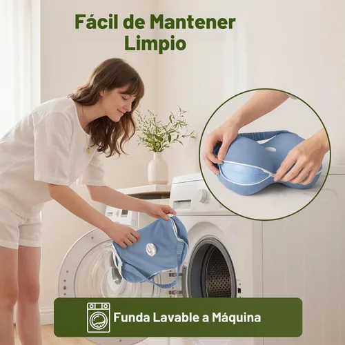 Vista 8 de Almohada de rodilla para personas que duermen de lado, almohada refrescante entre las piernas para dormir de lado, almohada de espuma viscoelástica
