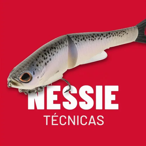 Vista 5 de Berkley PowerBait Nessie - Cebo suave para pesca Hueso quemado