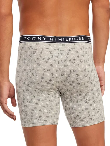 Vista 3 de Tommy Hilfiger Calzoncillos tipo bóxer elásticos de algodón para hombre (4 unidades)