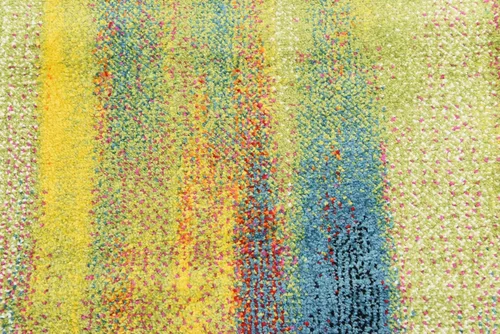 Vista 8 de Unique Loom colección Lyon - Alfombra abstracta y moderna, Polipropileno, Azul (multi/blue)