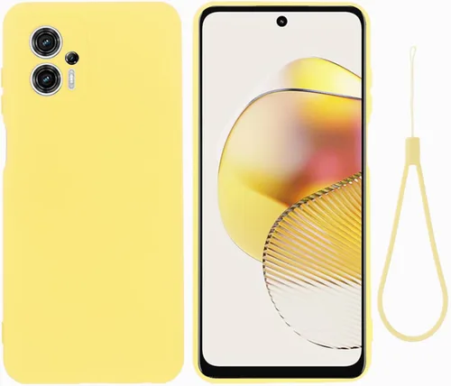 Vista 8 de Funda para Motorola Moto G13/Motorola Moto G23, funda protectora de silicona líquida para Motorola Moto G13/Motorola Moto G23 con cordón