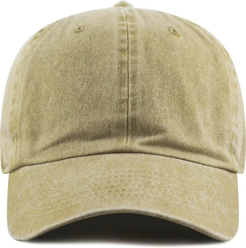 Vista 2 de The Hat Depot 100% Cotton Pigment Dyed Low Profile Dad Hat Six Panel Cap