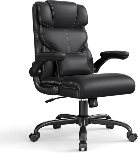 Vista 8 de Executive Office Chair with Flip-up Armrests,Ergonomic Computer Desk Chairs