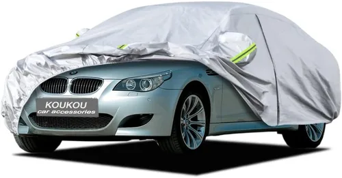 Vista 66 de Kaugung Funda para Coche de Ajuste Personalizado BMW Serie 3 E30 (1982-1994), 7 Capas Resistente al Viento Todo Clima Impermeable Cubierta Exterior